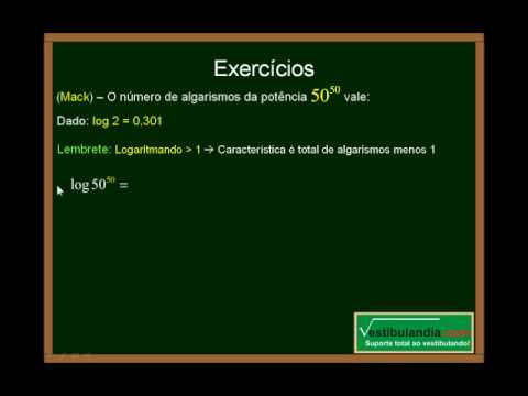 Matemática - Logaritmo Decimal(Terceira Parte) 