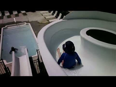 Pirate's bay waterpark fun with Bryson and Ava