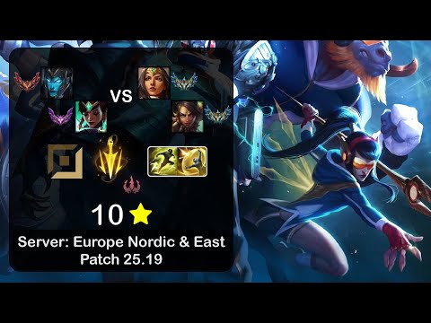 Kalista ADC + Karma vs Sivir + Nidalee - EUNE GrandMaster - Patch 25.19