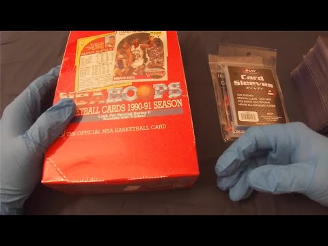 1990-91 NBA Hoops Box Break – David Robinson Rookies, Michael Jordan, Gary Payton Draft Pick!!!