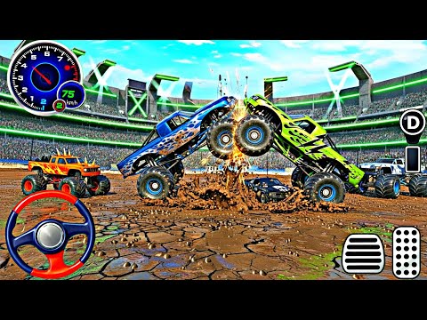 Monster Truck Battle Game | Real-Time Combat & Explosive Crashes Android Gameplay
