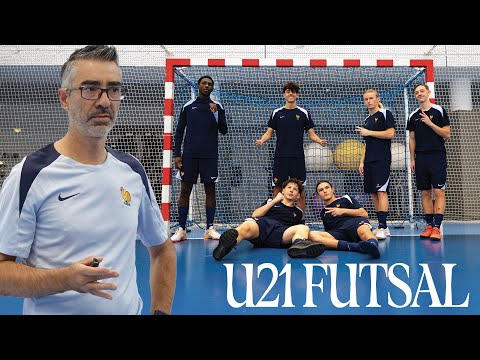 Une séance avec l'Équipe de France U21 Futsal