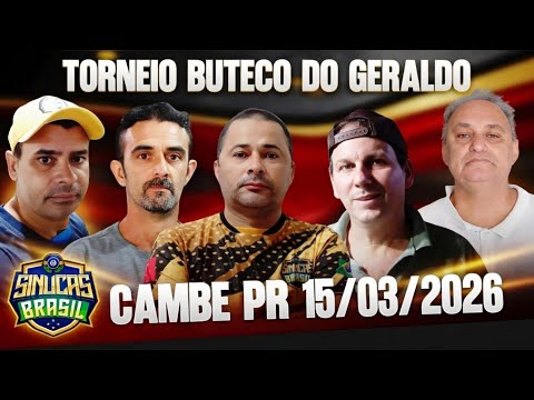 AO VIVO 15/03  TORNEIO MATA MATA BUTECO DO GERALDO CAMBE PR#LIVE