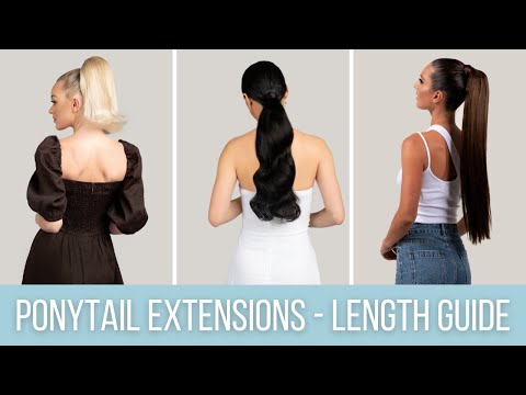 Ponytail Hair Extensions Length Guide | ZALA Hair...