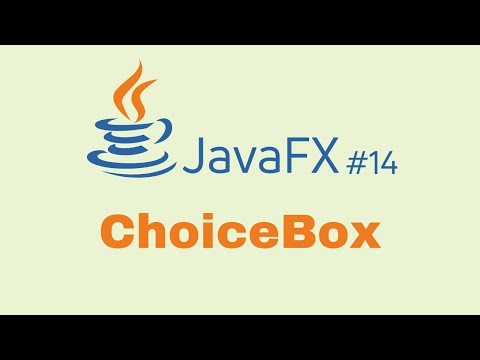 JavaFX and Scene Builder Beginner Course - IntelliJ #14: ChoiceBox