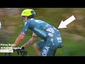 Primoz Roglic Crashes before Uphill Sprint | Criterium du Dauphiné 2024 Stage 3