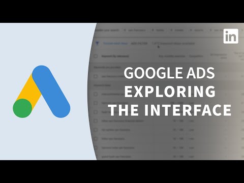 Google Ads Tutorial Tour the interface