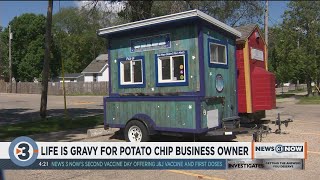 Life is gravy for potato chip business owner