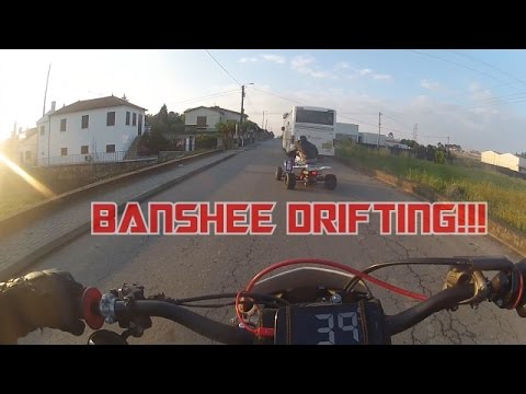 Yamaha Banshee Warming Tires & Yamaha DTR Test-Drive!!! [M.E.]