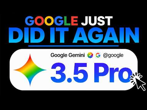 Video Thumbnail: NEW Gemini 3.5 Pro is INSANE!