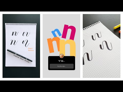 Práctica de Caligrafía | Letra "n"