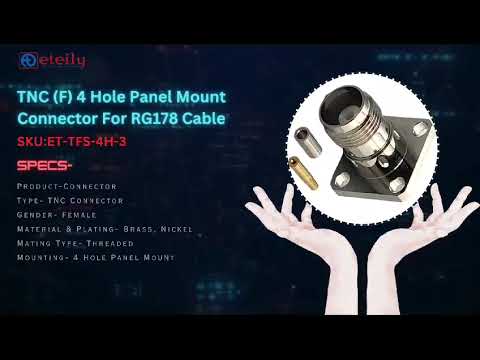 RP SMA Male St. Connector for LMR200 / HLF200 Cable