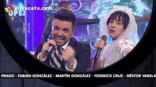 Miranda cerró la noche cantando la cortina musical de Quiero vivir a tu lado