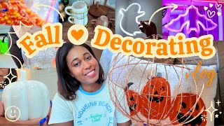 Fall Decorating | Cozy Preparing for Fall Vlog 🍂 fall decor, fall coffee bar, cozy vlog