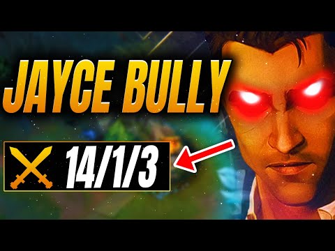 HOW TO BULLY ENEMY MID WITH JAYCE? | 14-1-3 KDA