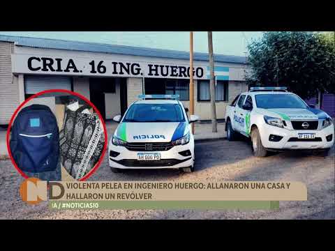 Violenta pelea en Ingeniero Huergo: allanaron una casa y allanaron un revólver