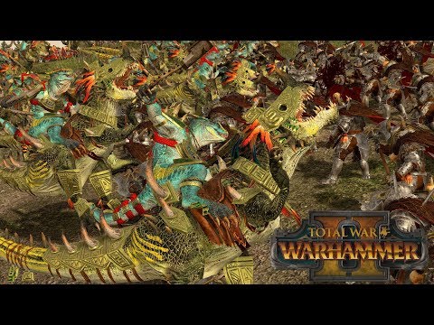 The Horned One Question - Lizardmen vs Chaos // Total War: Warhammer II Online Battle