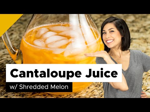 Cantaloupe Juice (Filipino Drink)