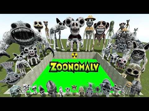 DESTROY ALL ZOONOMALY MONSTERS FAMILY in TOXIC POOL - Garry's Mod