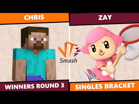 VT Feb Monthly: Winners Round 3 - Zay (Villager) Vs Chris (Steve) SSBU Singles