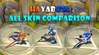 Mobile Legends Hayabusa All Skin Comparison