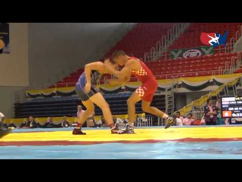 2012 Junior Worlds - GR 60kg - Jesse Thielke (USA) vs. Kristijan Simatic (CRO)