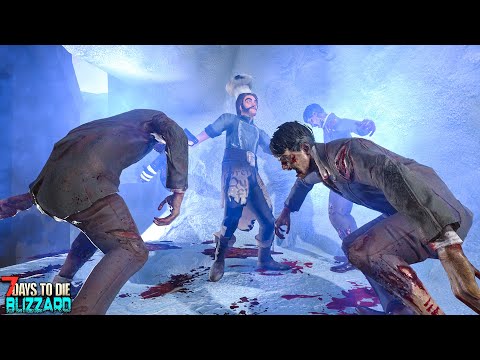 Setting an AWESOME Zombie Trap! | 7 Days to Die: THE BLIZZARD (Day 39)