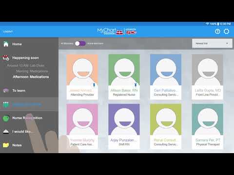 Mychart Bedside Tablet Informational Video