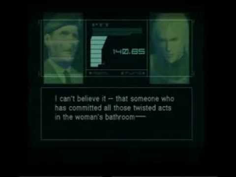 Metal Gear Solid 2: Arsenal Gear Colonel codec calls