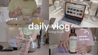 Silent Vlog🪴🤍˚ · . Living in Ph: house cleaning, making coffee, Macbook unboxing, new iPad