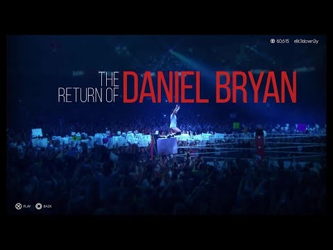 WWE2K19 Showcase - The Return Of Daniel Bryan - All Cutscenes