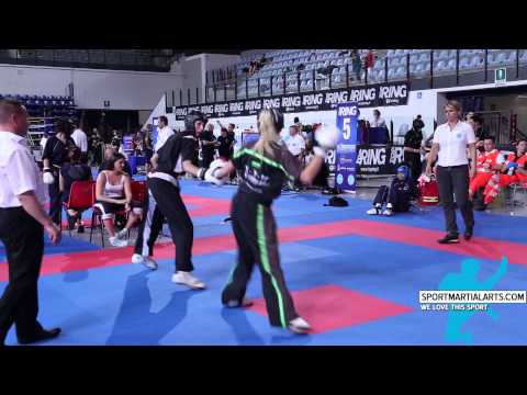 Ana Alaber v Shauna Bannon U60 kg - 2015 BESTFIGHTER WAKO Worldcup
