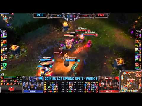 Fnatic vs Roccat - Fantastic Team Fight From Both Sides!