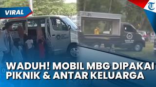 VIRAL! MOBIL OPERASIONAL MBG Diduga Disalahgunakan, Dipakai Jemput di Bandara hingga Piknik ke Panta