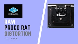 Video thumbnail for UAD - Raw | ProCo Rat Distortion Pedal (Plug-In) Test/Demo/Review 🎸 by Alberto Martinez Del Rio Guitar