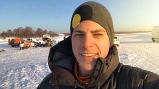 preview picture of video 'ICE-RACING WITH HUGE SPIKE TIRES! | VLOG 5'