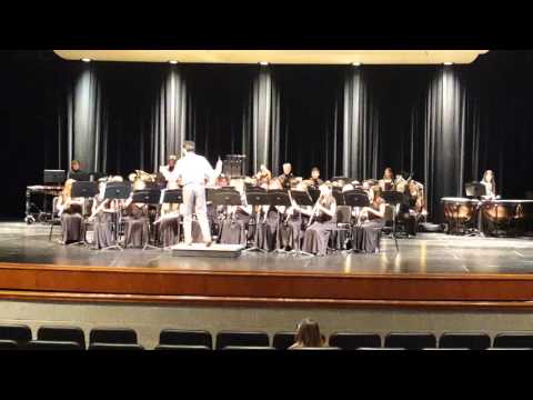 Four Points Middle School Practice Concert - Into the Clouds - Richard Saucedo