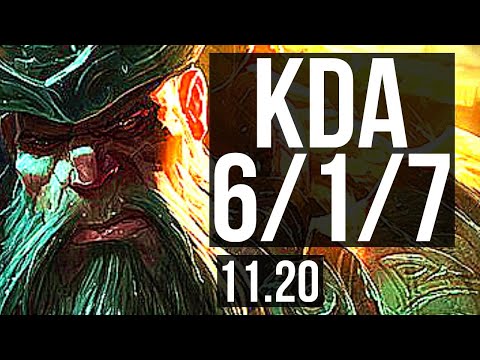 GANGPLANK vs GRAVES (TOP) | 6/1/7, 400+ games, Dominating | EUW Grandmaster | v11.20