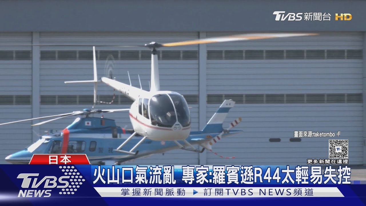 阿蘇山允直升機近火山口! 專家:R44太輕恐受氣流波及