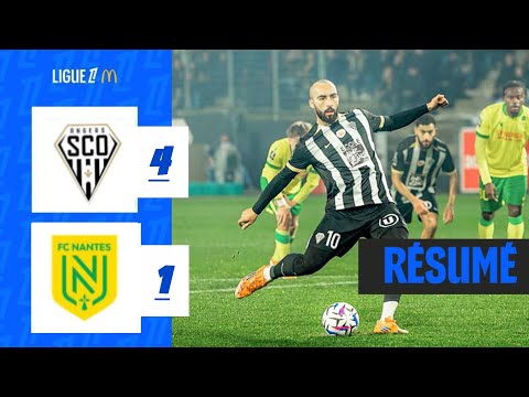 Angers Nantes (4-1) Résumé | Ligue 1 2025 | Angers SCO vs Nantes | But Abdelli | But Sidiki Cherif