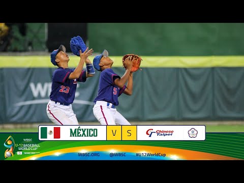 Highlights: Chinese Taipei vs. Mexico - WBSC U 12 Baseball World Cup
