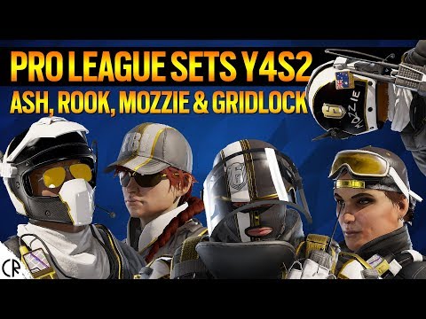 Pro League Sets Y4S2 - Ash, Rook, Mozzie, Gridlock - 6News - Tom Clancy's Rainbow Six Siege