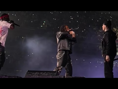 Travis Scott brings out Central Cee & Lil Baby @ Tottenham Stadium London 11/07/2024