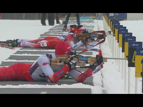 Highlights Day 6 Biathlon Men's 10km Sprint #lakeplacid2023