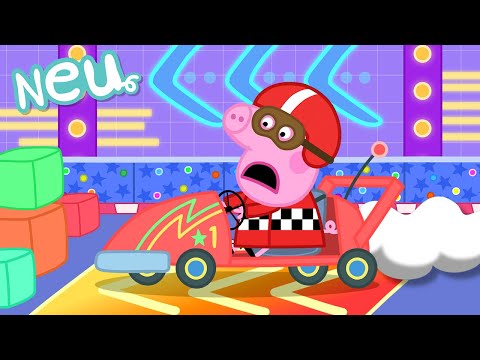 Peppa-Wutz-Geschichten 🏁 Rennautos 🏎️ Videos für Kinder