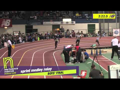 Boys Sprint Medley Section 4 - New Balance Indoor Nationals 2012