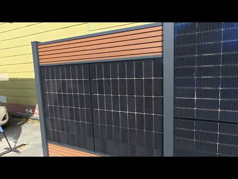 Solarzaun PVence mit 0%MwSt von venturama Solar - Sichtschutz trifft Solarstrom - Designvorstellung