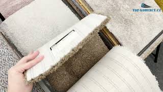 Metrážový koberec Sofia 96 tmavě šedá