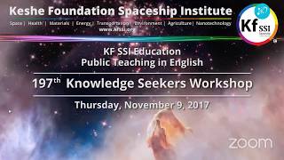 197th Knowledge Seekers Workshop - The Earth Council Constitution Nov 9, 2017