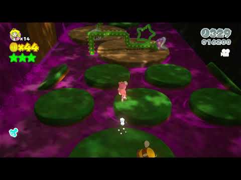 Super Mario 3d World (WiiU) 4-2 100% Speedrun in 102